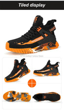 TENIS DE SEGURABÇA ALTO NIVEL CAMUFLADO SUPER CONFORTO