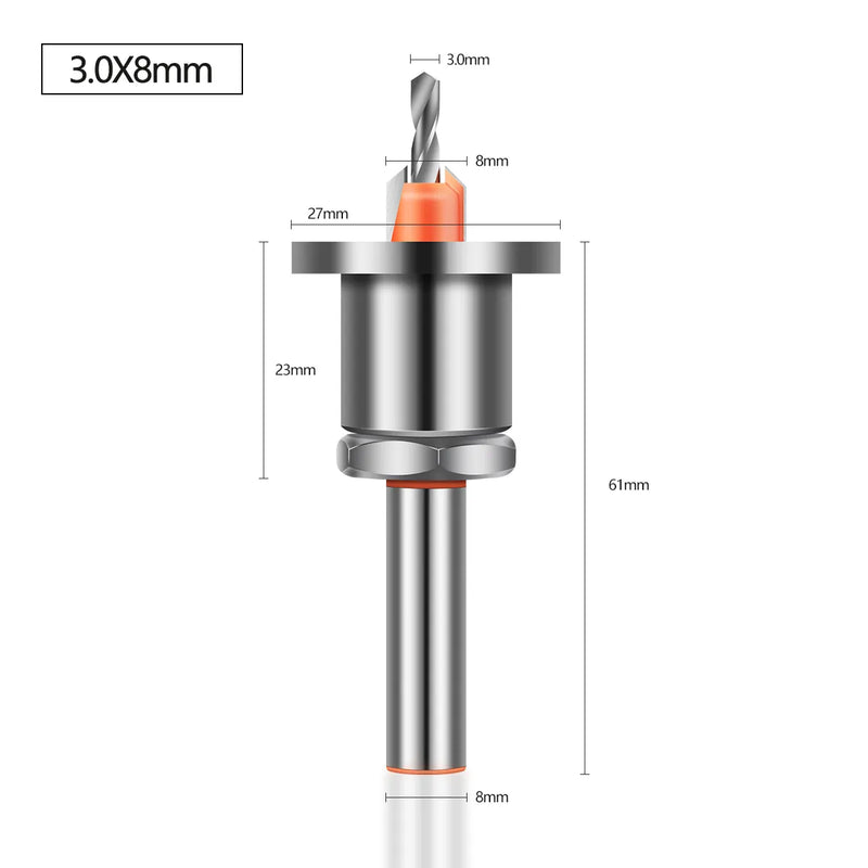 Broca Escareador 8mm Com Limitador